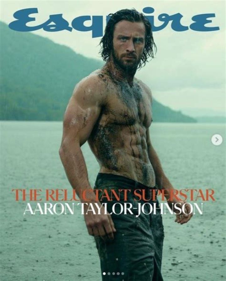 Aaron Taylor-Johnson against wall
