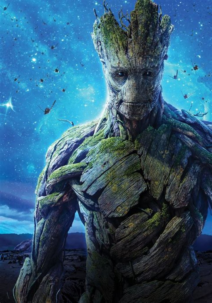 Adult Groot in the Milano Spaceship in Guardians of the Galaxy