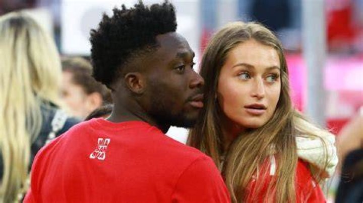 Alphonso Davies and Jordyn Huitema