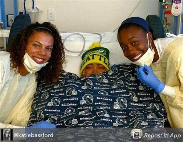 Alysha Clark With Cancer Patient Daniel