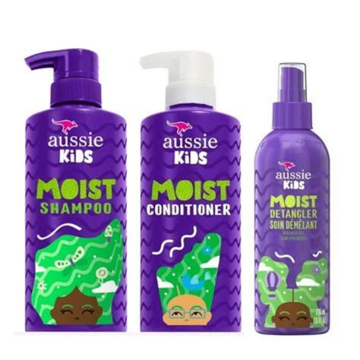 Aussie Kids Shampoo, Conditioner, and Detangler Bundle