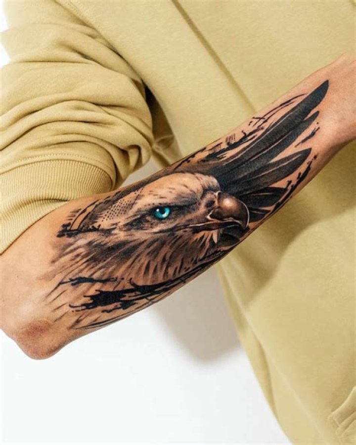 Badass Eagle Tattoo For Guys
