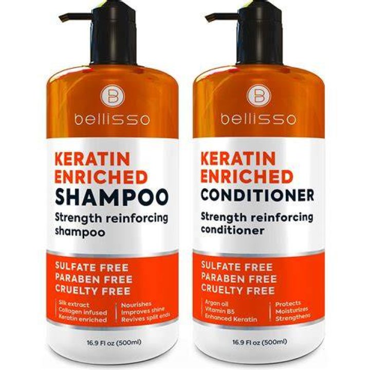 Bellisso KERATIN ENRICHED SHAMPOO And CONDITIONER Set