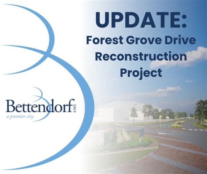 Bettendorf updates Forest Grove road work