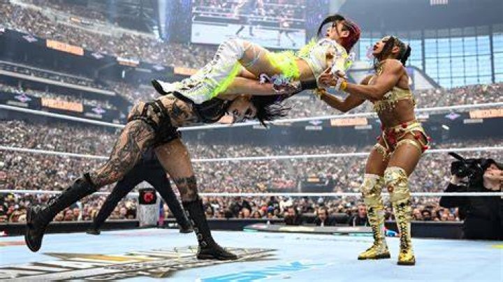 Bianca in a Wrestling match
