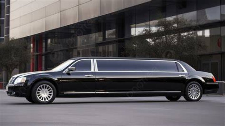 black limousine