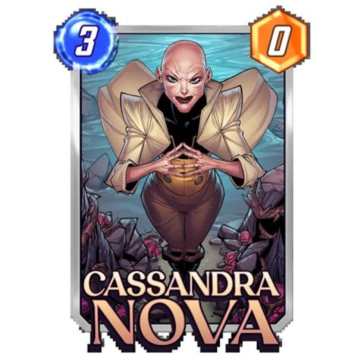 Cassandra Nova holds heart