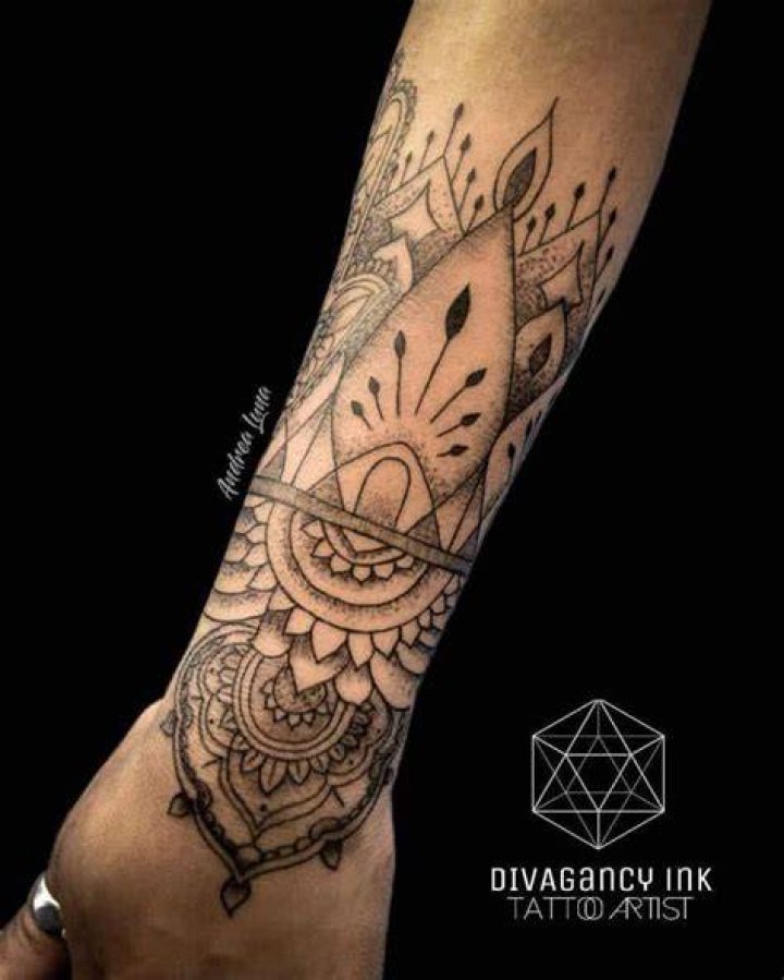 Chandelier tattoo on wrist Divagancyink