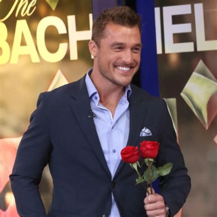 Chris Soules from The Bachelor promo shot in dark suit white shirt