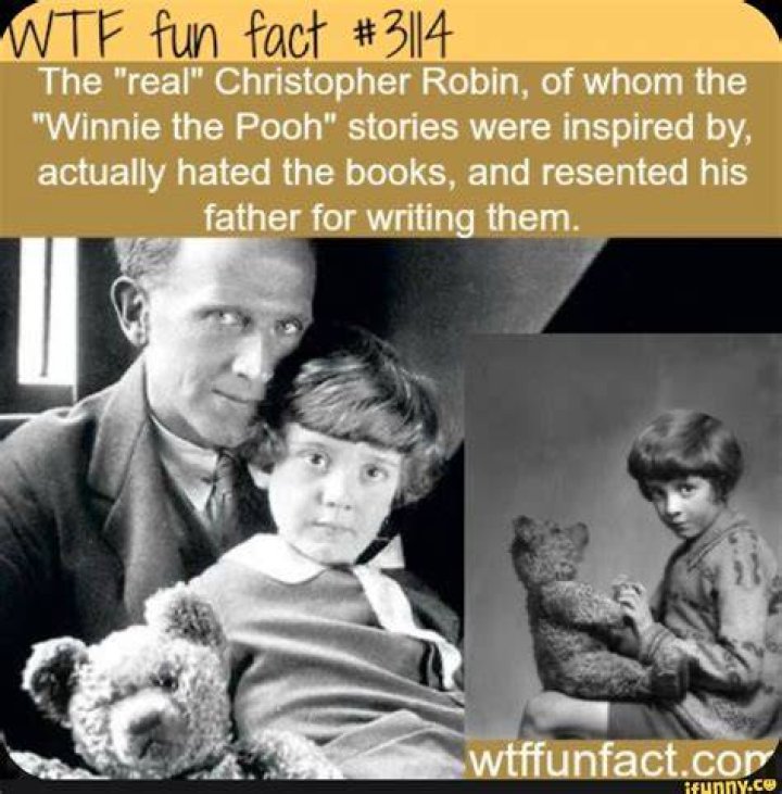 Christopher resented his father for allowing his childhood to become public property