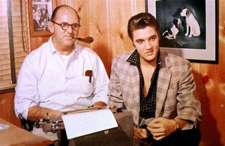 Colonel Tom Parker With Marie Frances Mott And Elvis Presley (Left), Loanne Parker (right)