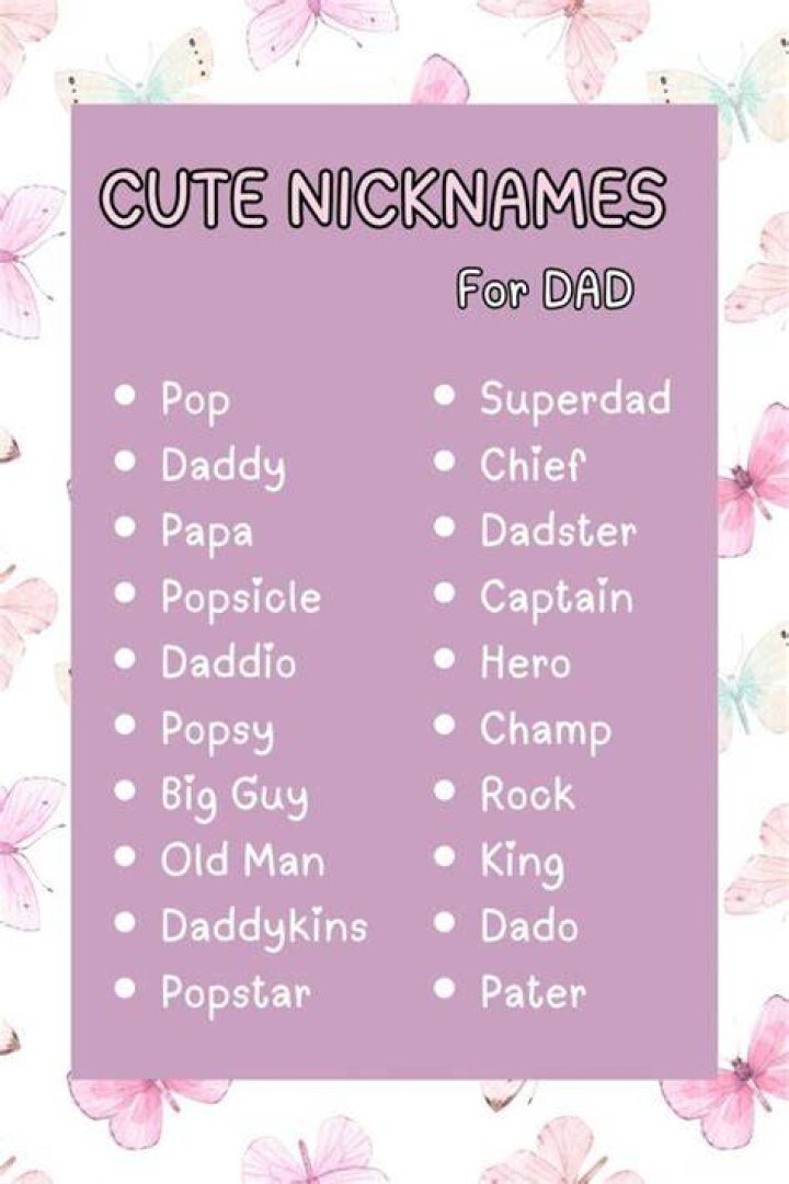 Cool Nicknames for Dad to Show You Adore Him