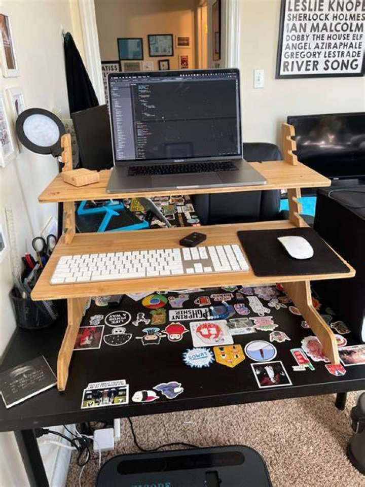 Crew and Axel Standing Desk Converter