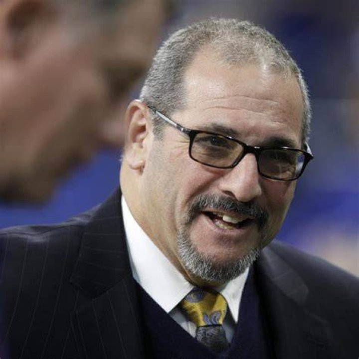 Dave Gettleman in his old high school office