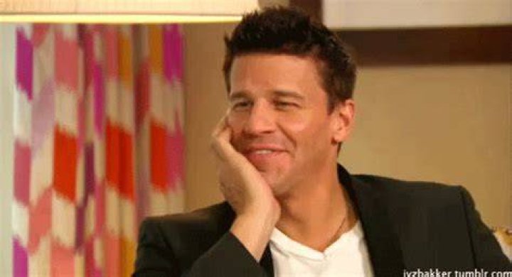 David Boreanaz laughing