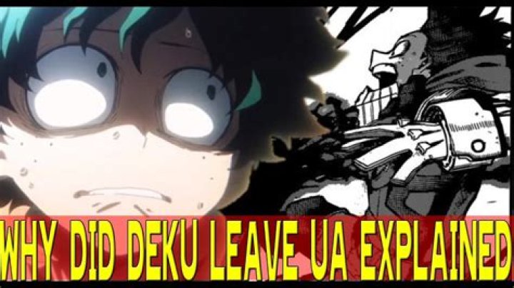 Did Deku Leave U.A in My Hero Academia?