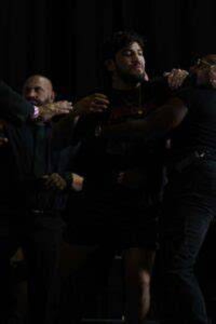 Dillion Danis Being Held Back By Security In A Face-off