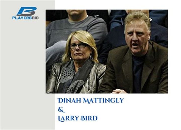 Dinah Mattingly With Her Husband Larry Bird