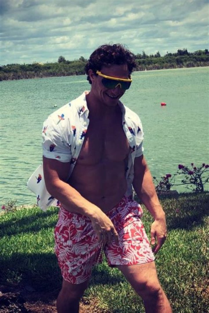 Dylan Laube Enjoying His Free Time At The Beach