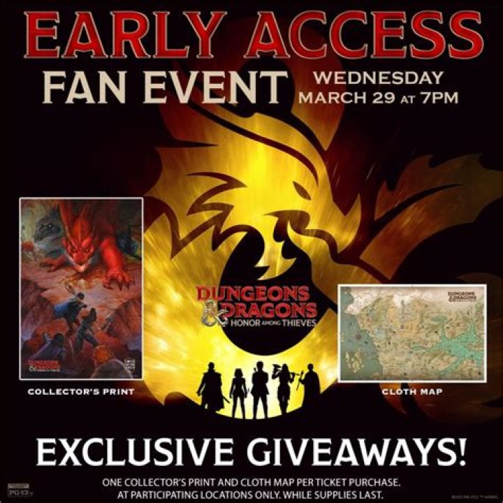 Early Access Fan Event Freebies