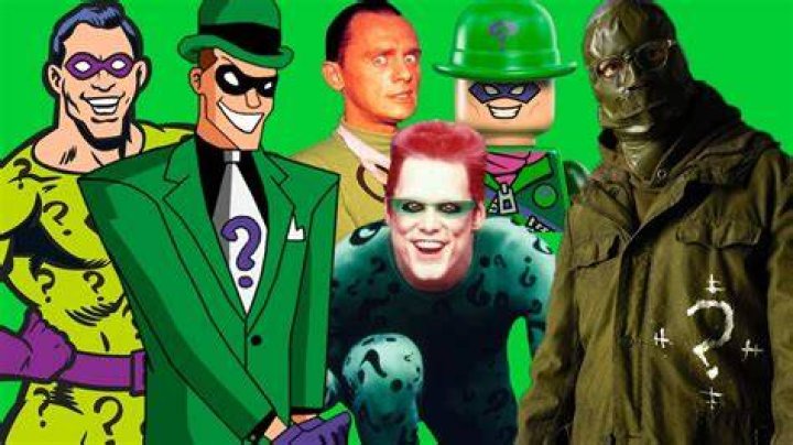 El Acertijo con los brazos en alto en Batman