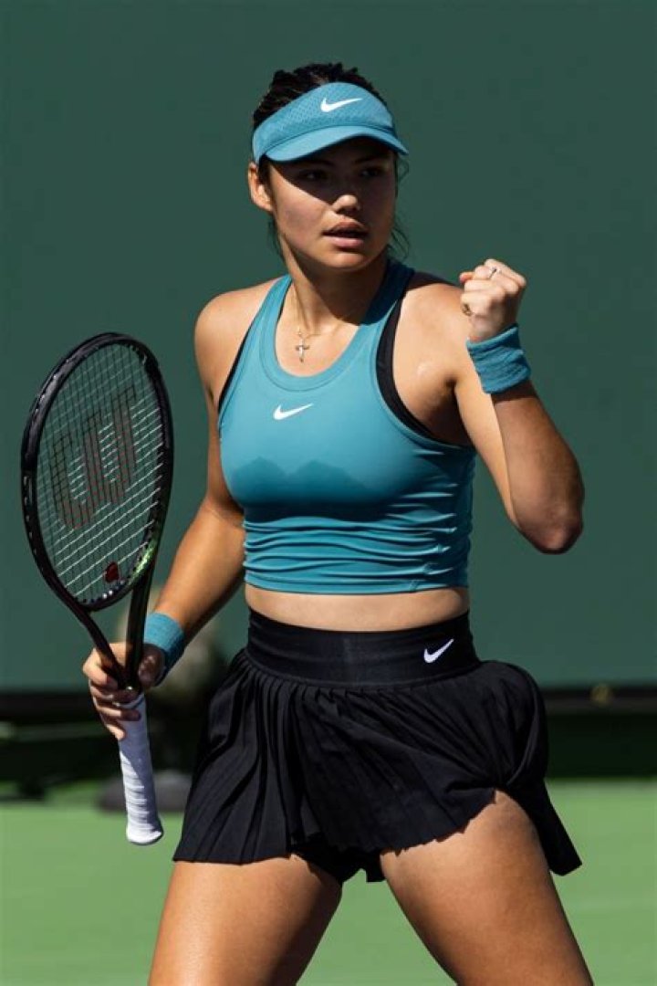 Emma Raducanu On The Court