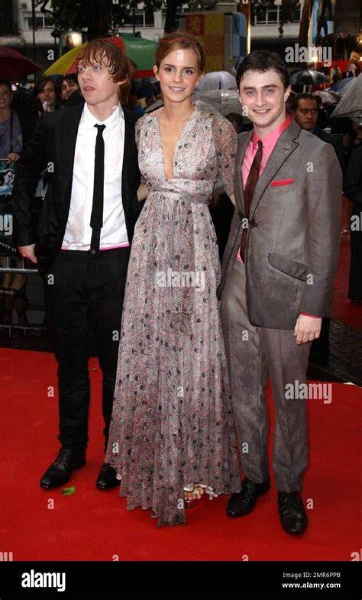 Emma Watson, Rupert Grint, JK Rowling, Daniel Radcliffe, Eddie Radmayne