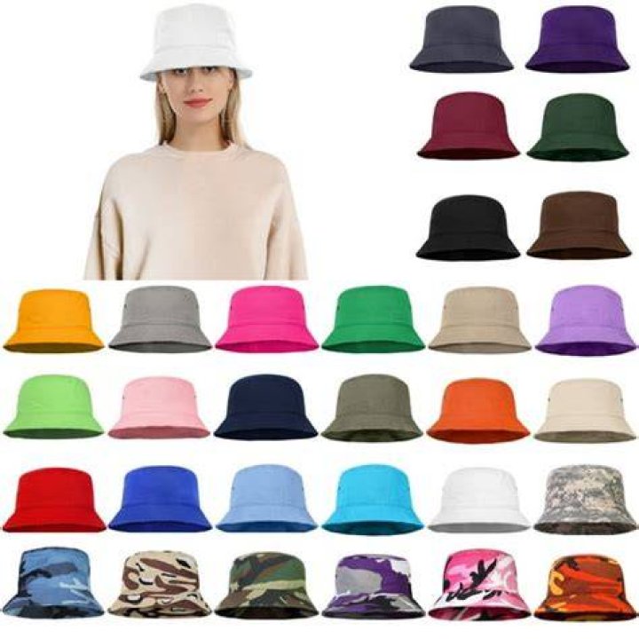 Falari Unisex 100% Cotton Summer Bucket Hat