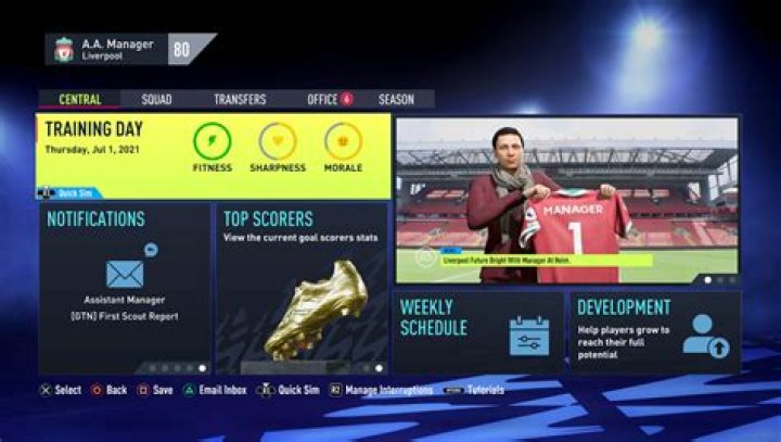 FIFA 22 Career Mode