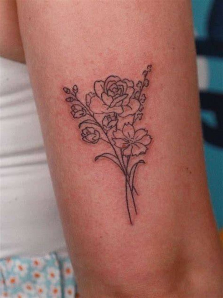 Floral Cute Tattoo Mirakazumi