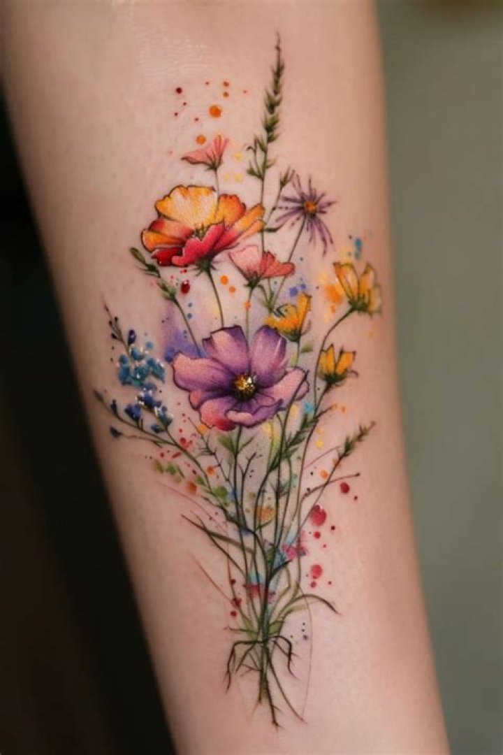 Floral Cute Tattoo Putsomething.there