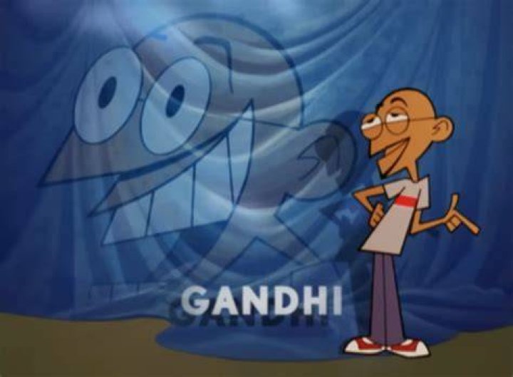 Gandhi in the show, Clone High (credits: MTV)