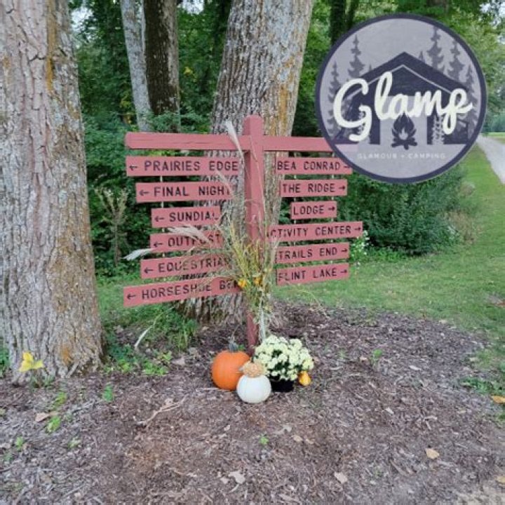 Glampers raise funds, have fun