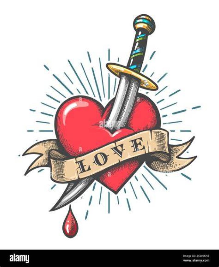 Heart piercing dagger