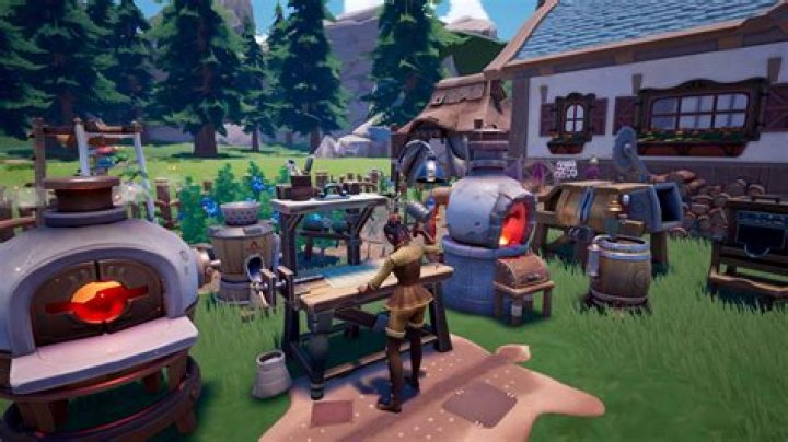 Hilidream camp crafting area in Genshin Impact