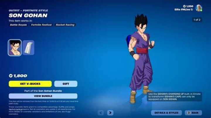 How to Get Son Gohan Piccolo Skins in Fortnite