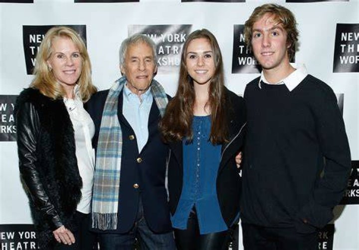 Jane Bacharach with her family at her husband's graduation