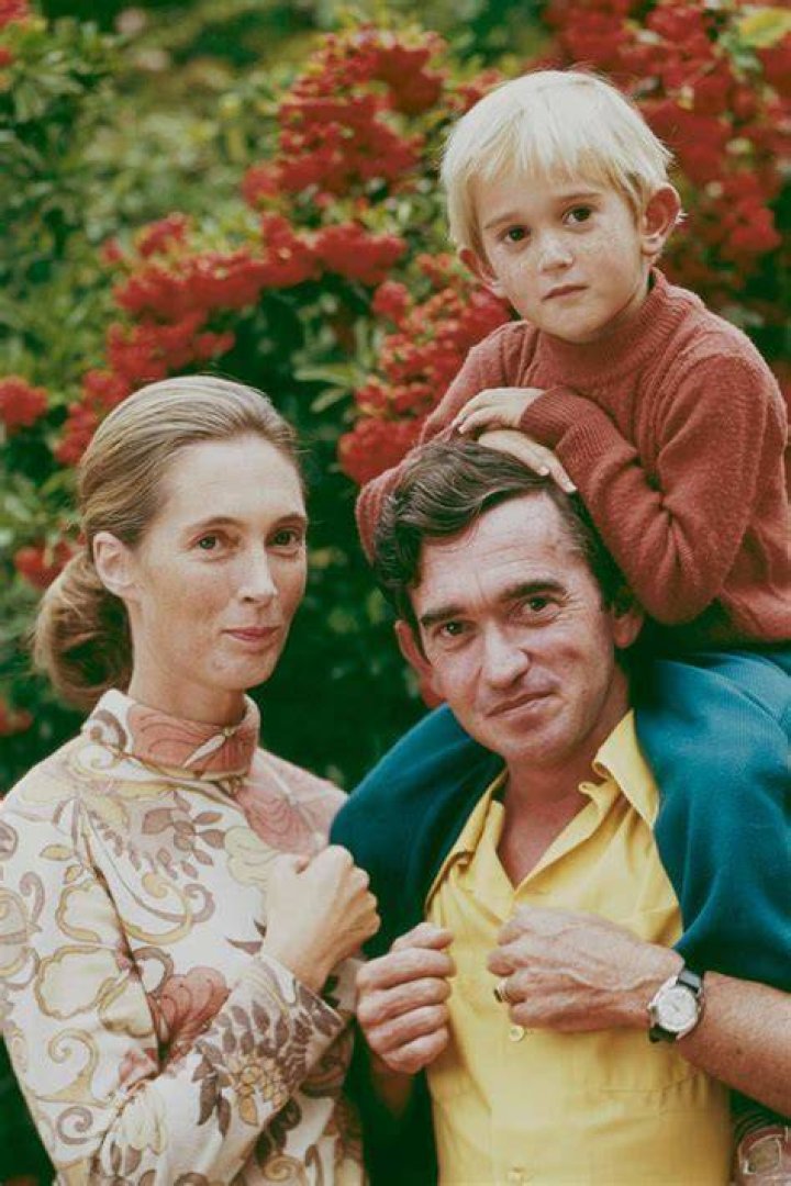 Jane Bacharach with her son Oliver Bacharach