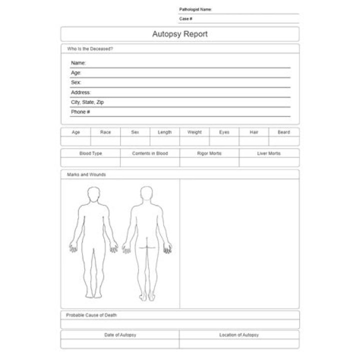 John Hron Medical Report Autopsy Report 1