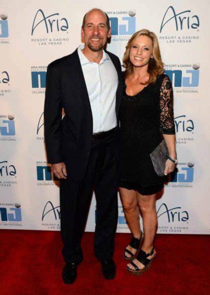 John Smoltz With His Wife