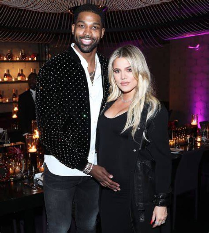 Khloe Kardashian and Tristan Thompson with their daughter True Thompson