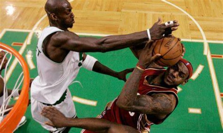 Lebron James and Kevin Garnett