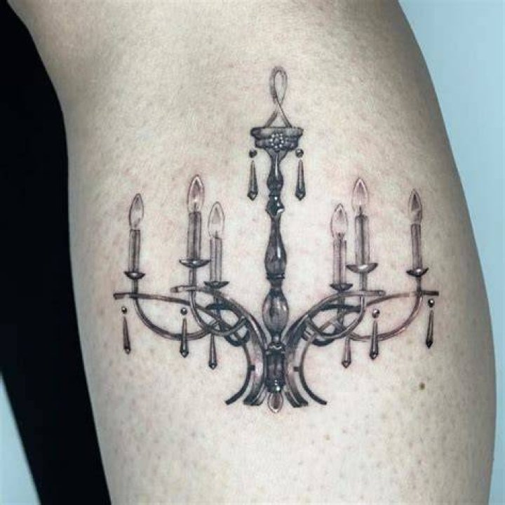 Lenz Ink . Chandelier Tattoo