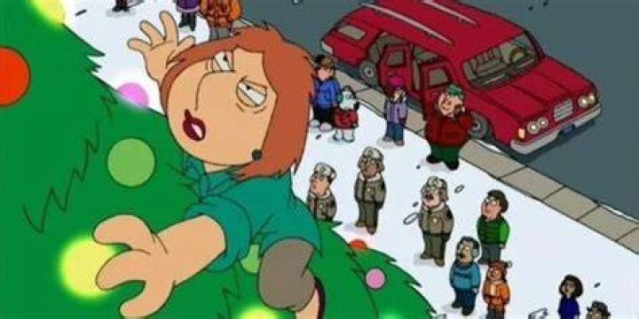Lois at Christmas on Family Guy