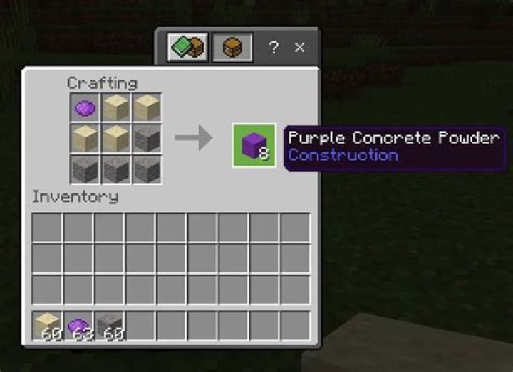 Minecraft: How to Make Concrete