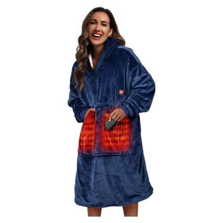 OCTORO Heated Oversized Wearable Blanket Hoodie