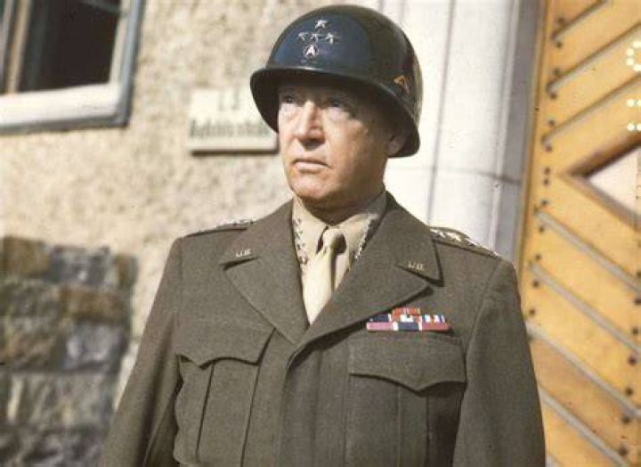 Patton lying in bed