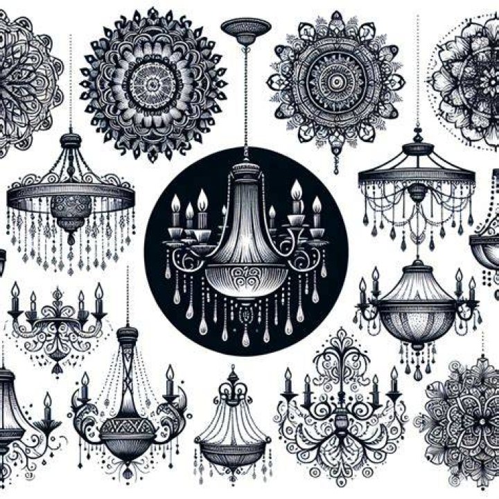 Pearl chandelier tattoo Kotamina art chandelier tattoo