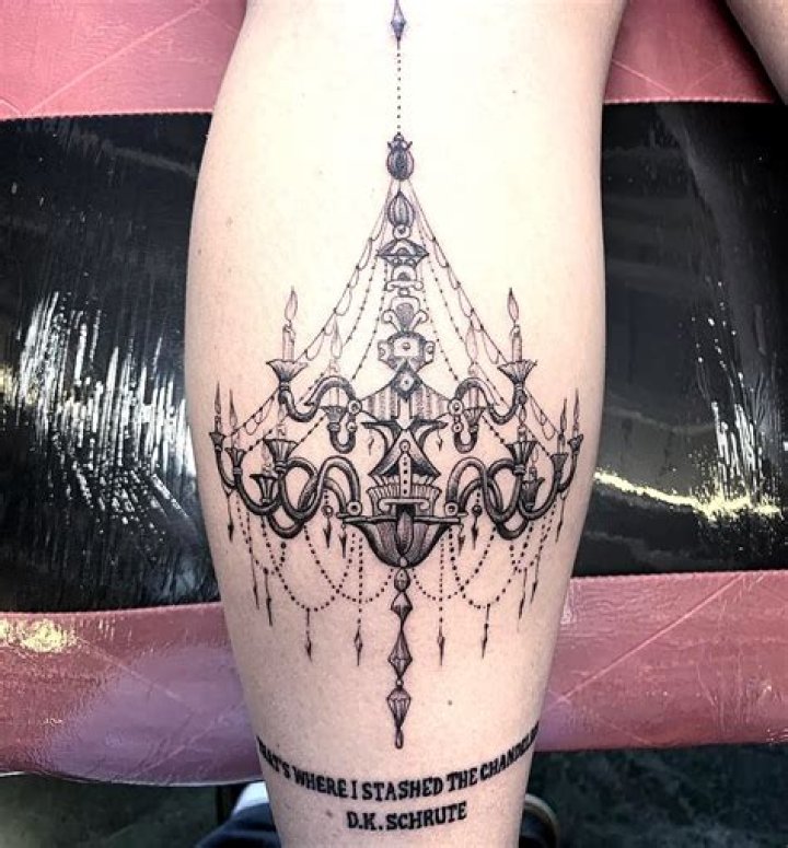 Pearl Chandelier Tattoo Meg Macabre Chandelier Tattoo