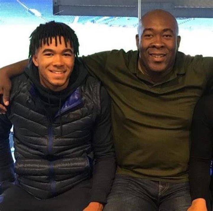 Reece James With His Father Nigel And Sister Lauren